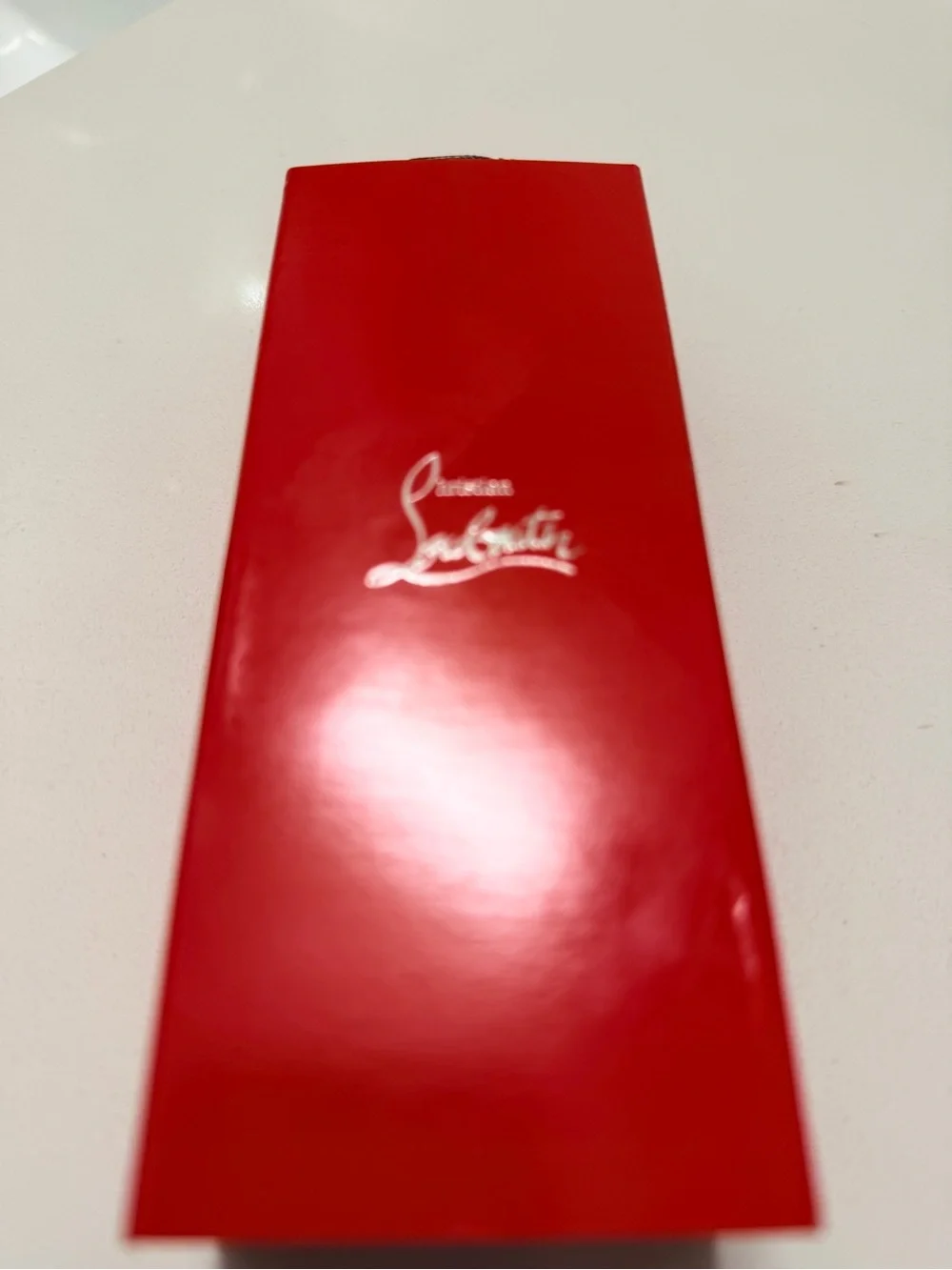 Christian Louboutin Matte Red Lipstick with Gold Trim